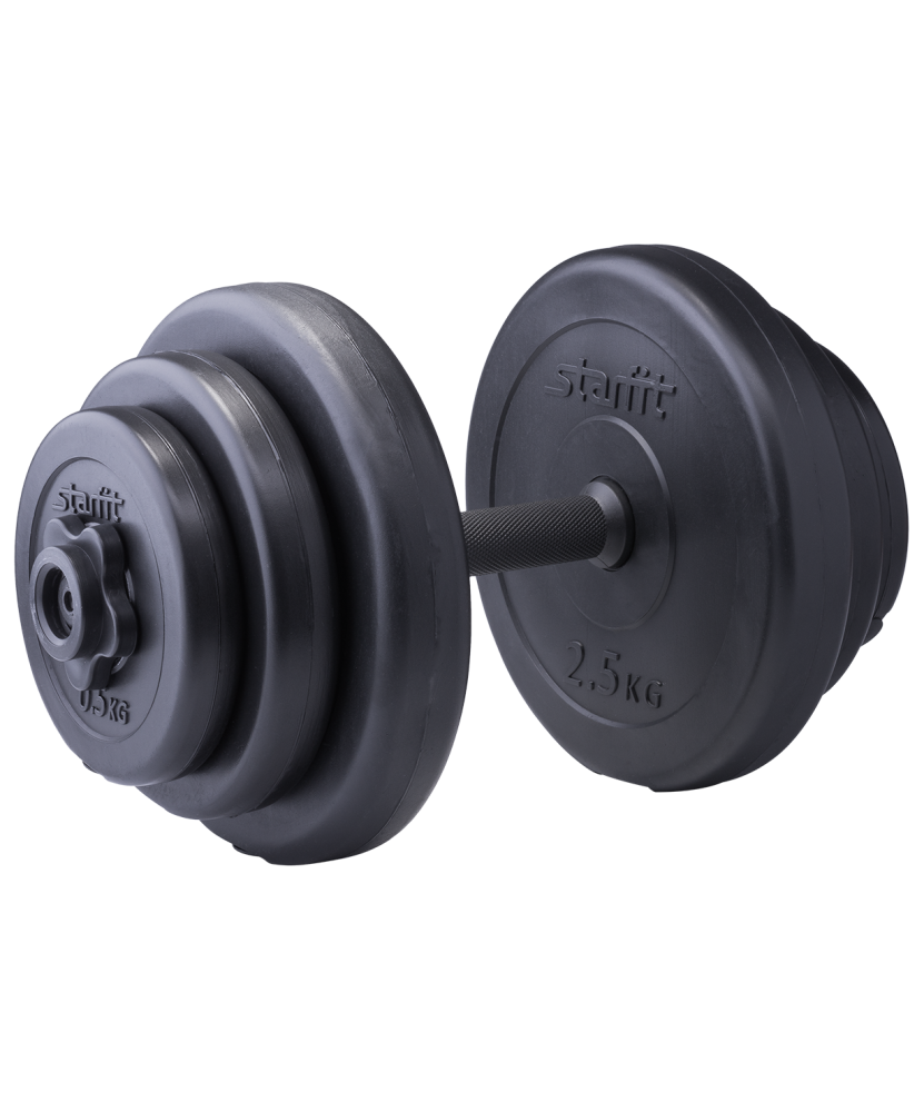 Гантель разборная пластиковая в коробке Starfit DB-711  9 кг 