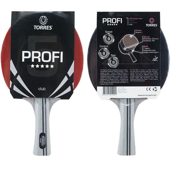 Torres PROFI 5***** Ракетка для настольного тенниса