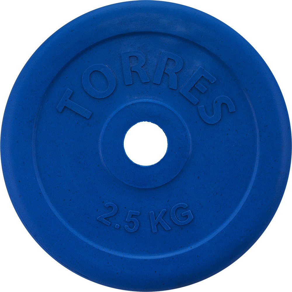 Torres (PL50392) Диск обрезиненный 2,5кг синий