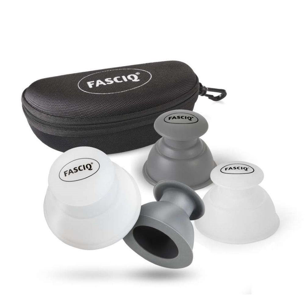 Набор массажеров Fasciq Pod Cups, арт. FS42430, 2 бол. и 2 мал. банки, силикон