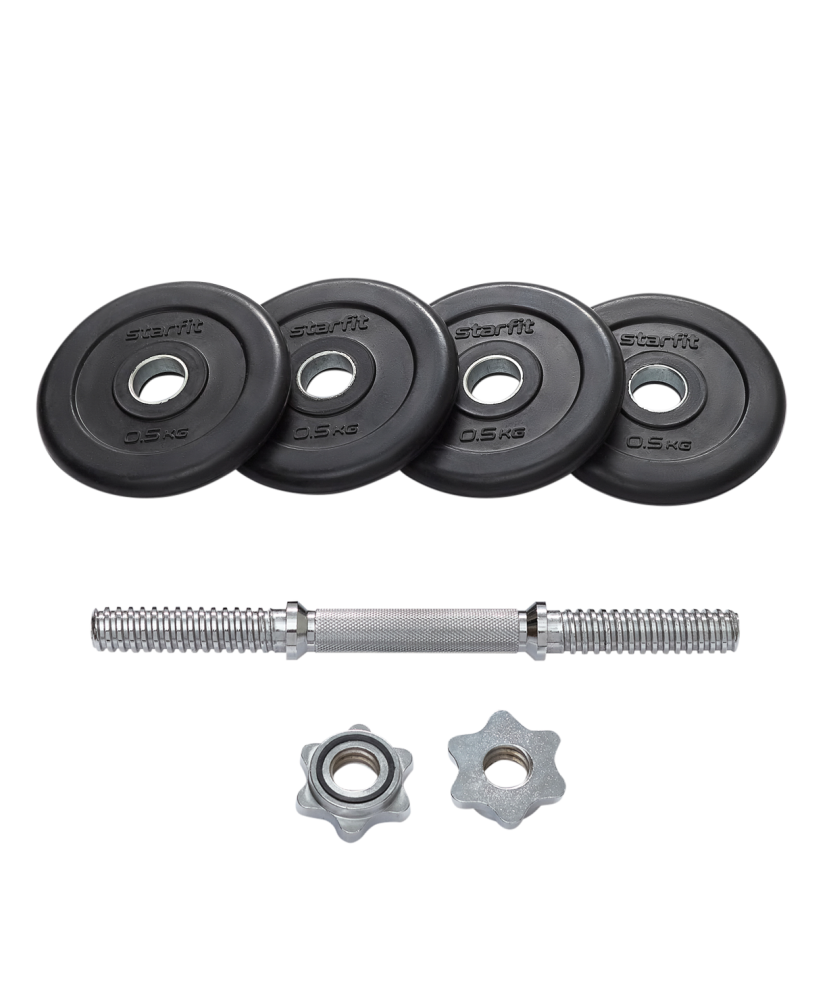 Гантель разборная обрезиненная Starfit DB-716 ЦБ-00002358