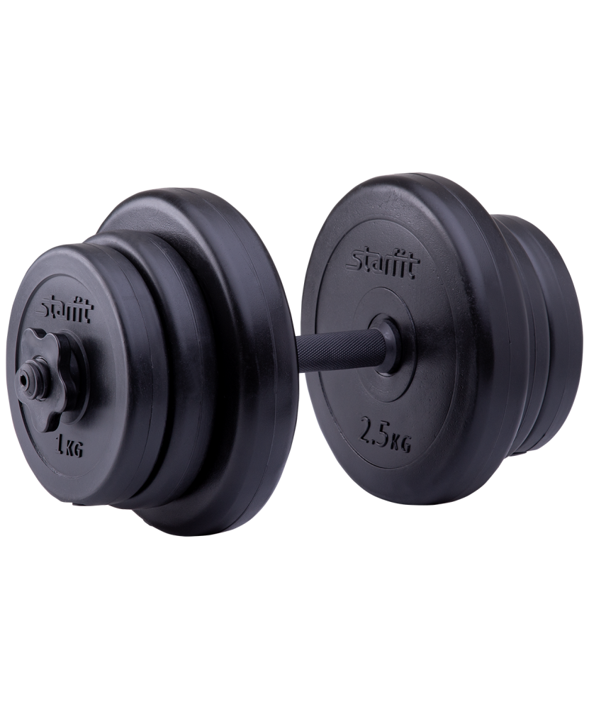 Гантель разборная пластиковая в коробке Starfit DB-711, 10 кг 