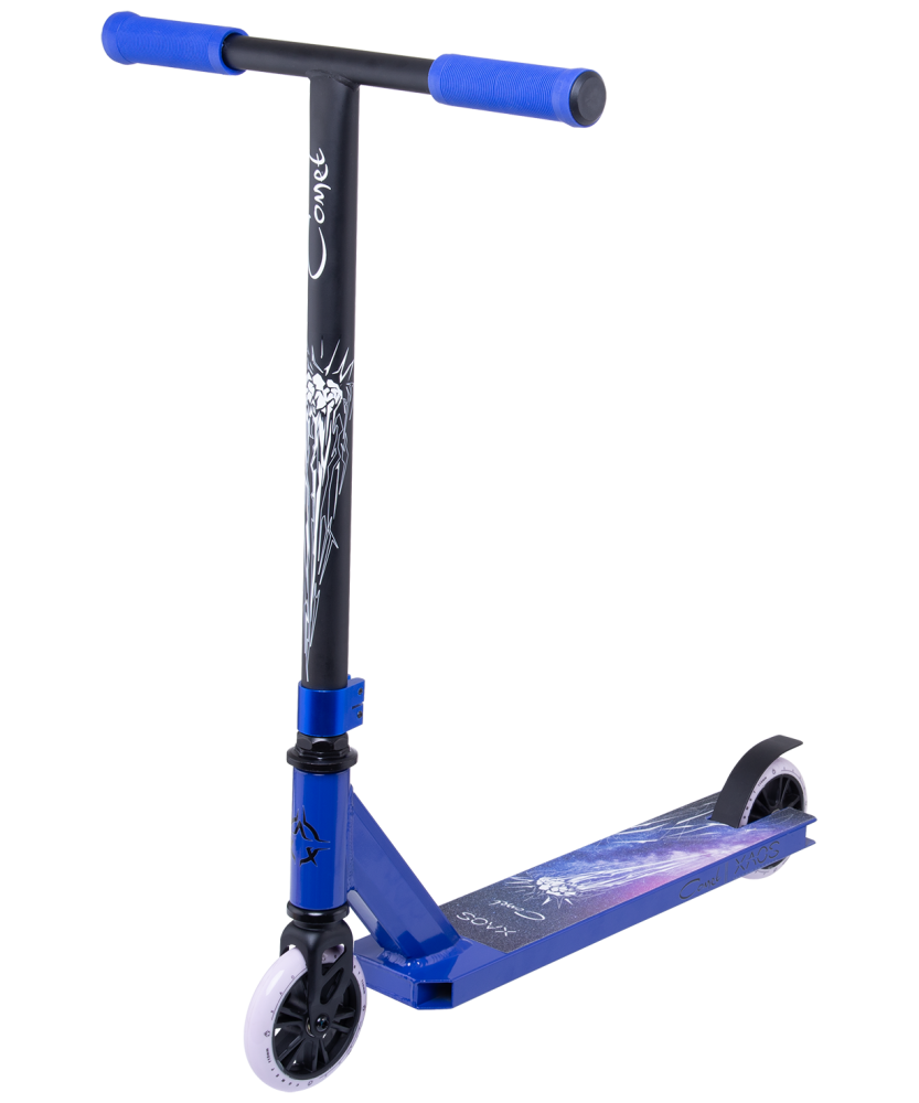 Трюковый самокат XAOS Comet Blue 110 мм