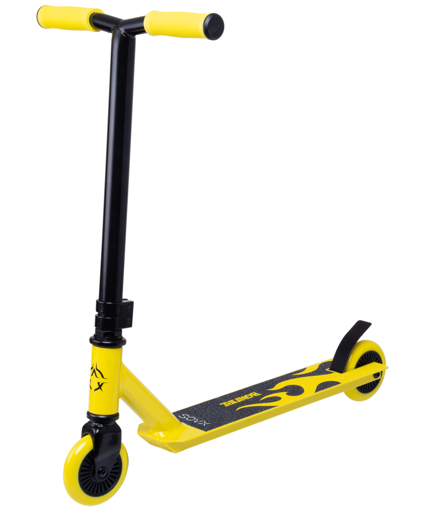 Трюковый самокат XAOS Bonfire Yellow 100 мм