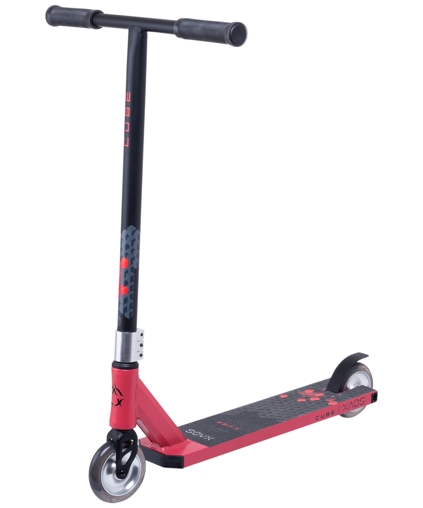 Трюковый самокат XAOS Cube Red 110 мм