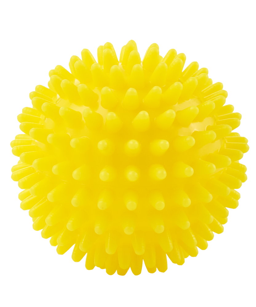Массажный мяч BASEFIT GB-602 6 см, желтый