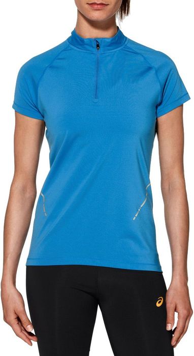 ASICS SS 1/2 ZIP TOP (W) Футболка