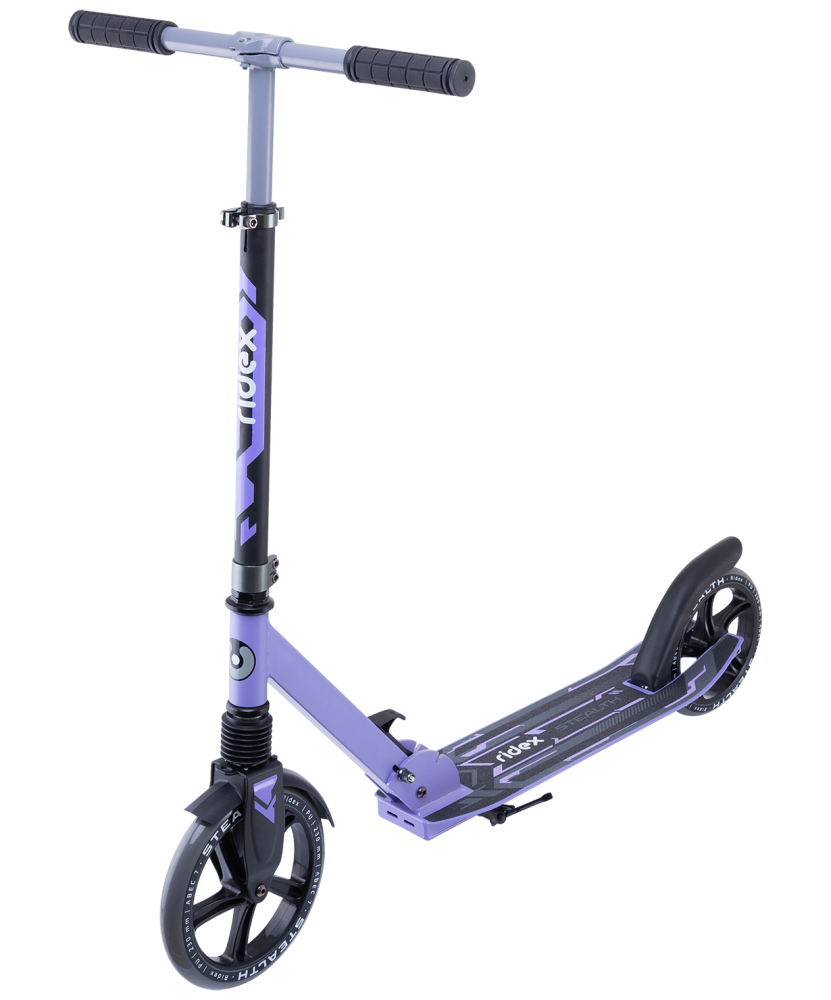 Самокат 2-колесный Ridex Stealth 230/200 мм, фиолетовый