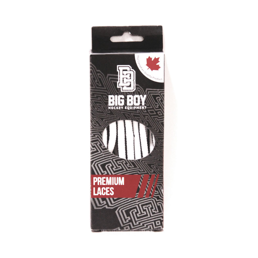 Шнурки для коньков BIG BOY Premium BB-LACES-PRM-305WT