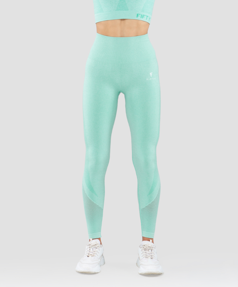 Женские тайтсы FIFTY Heartlet mint FA-WH-0108-MNT, мятный