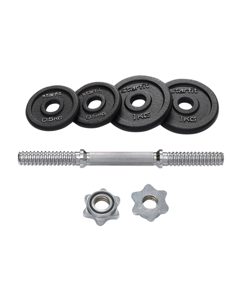 Гантель разборная чугунная Starfit DB-715 ЦБ-00002405 4кг
