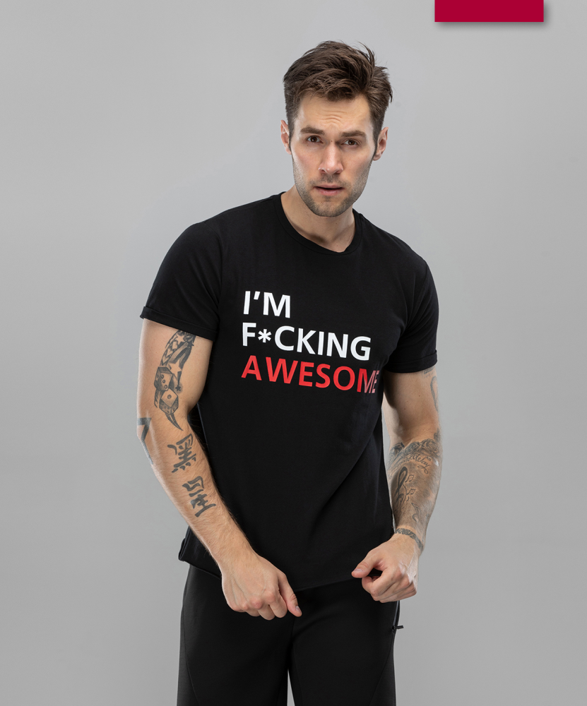 Мужская футболка FIFTY Flaunt FA-MT-0104-BLK, черный