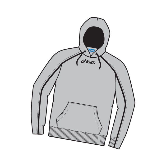 ASICS FELPA HOOD Толстовка