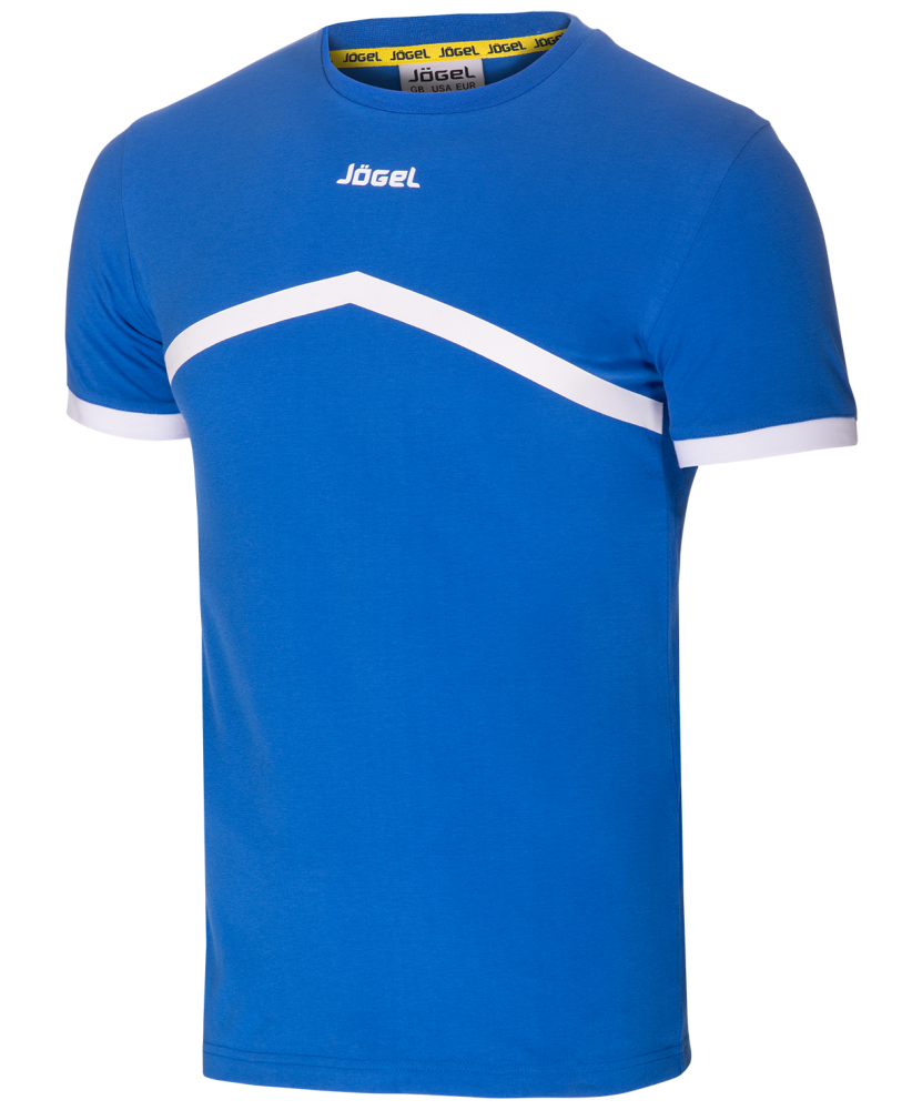 Футболка тренировочная Jogel JCT-1040-071, хлопок, синий/белый