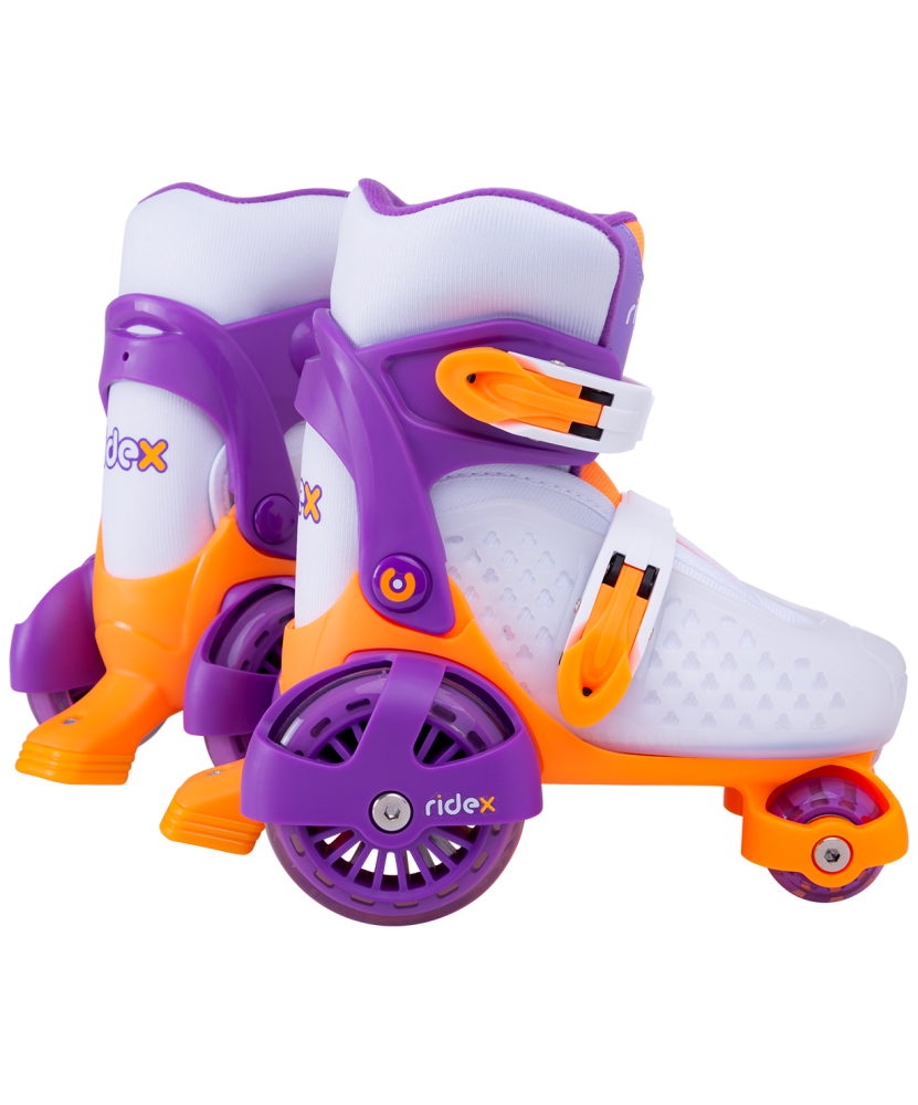 Ролики раздвижные Ridex Fortuna Purple, пластиковая рама