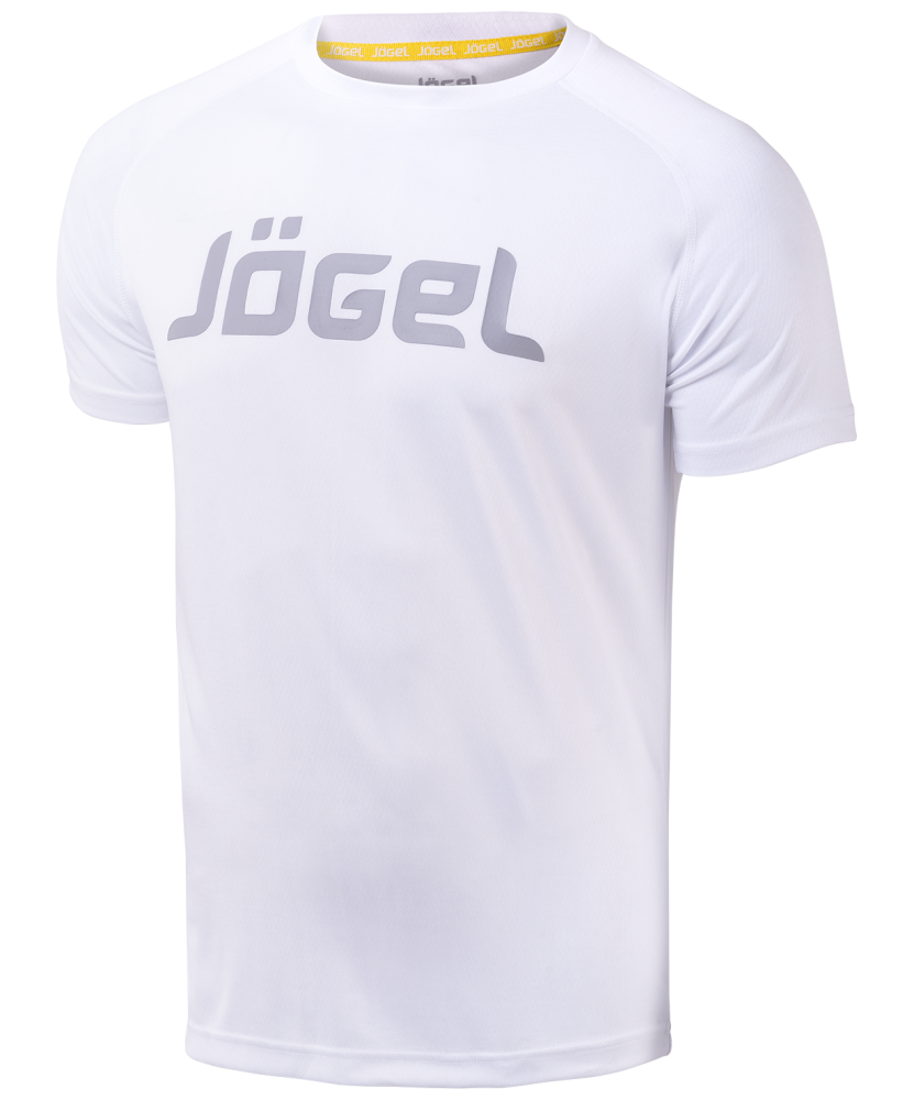 Футболка тренировочная Jogel JTT-1041-018, полиэстер, белый/серый
