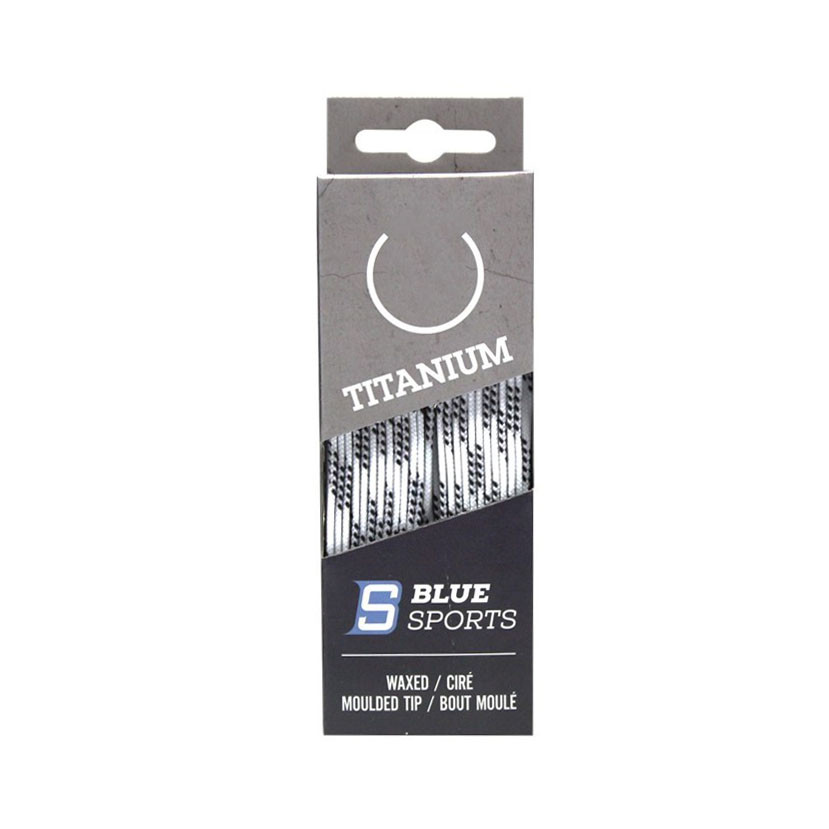 Шнурки для коньков Blue Sport TITANIUM WAXED 902060-WT-243