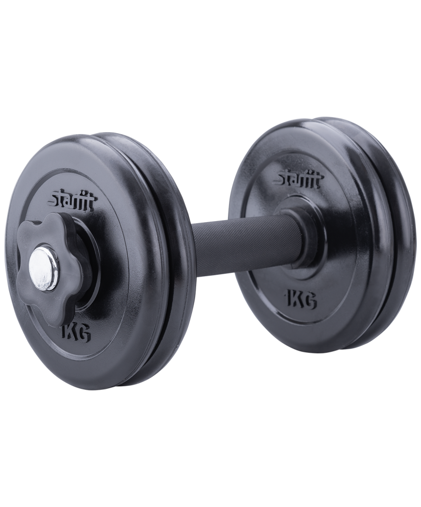 Гантель разборная обрезиненная в коробке Starfit DB-712,  5 кг 