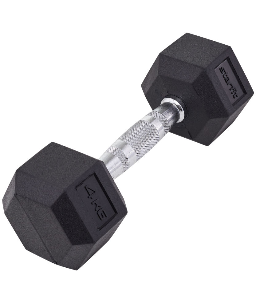 Гантель гексагональная обрезиненная Starfit DB-301 УТ-00019785 4кг