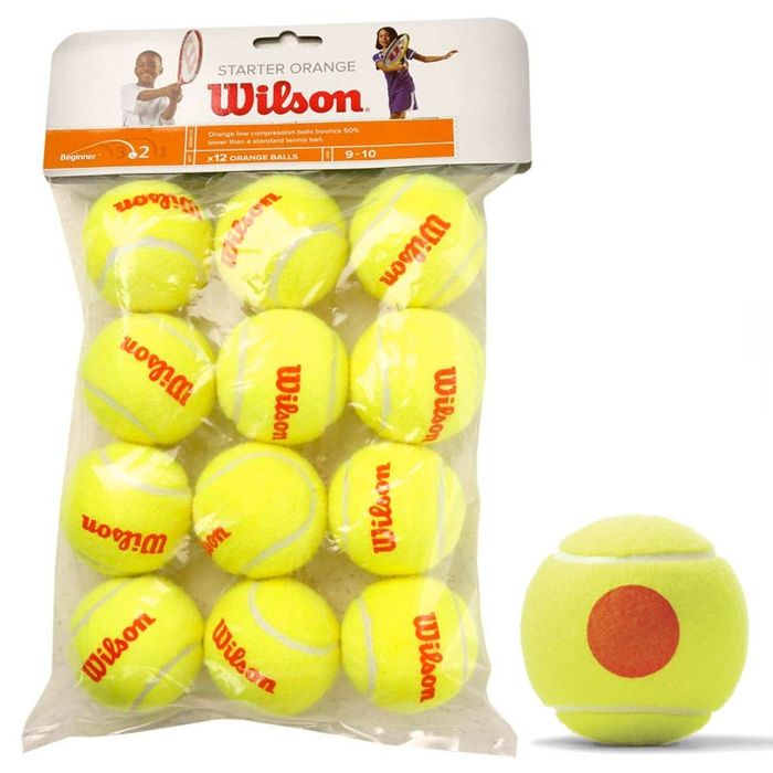 Мяч для большого тенниса Wilson STARTER ORANGE 12B JR