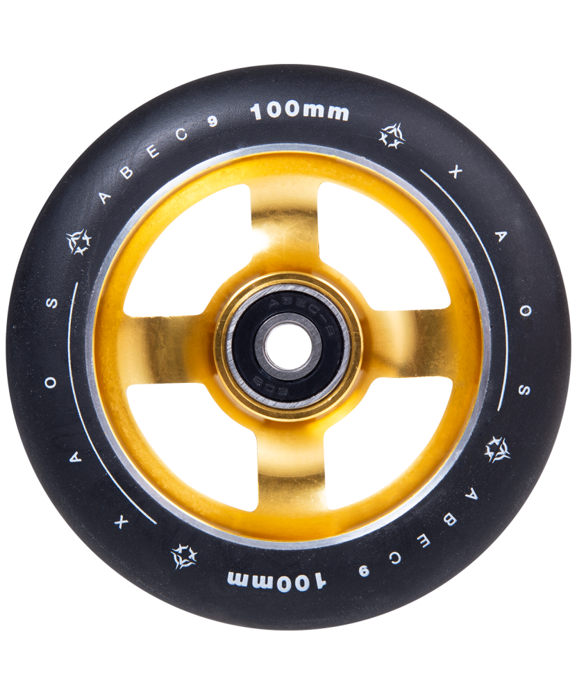 Колесо для трюкового самоката XAOS Plus Gold 100 mm