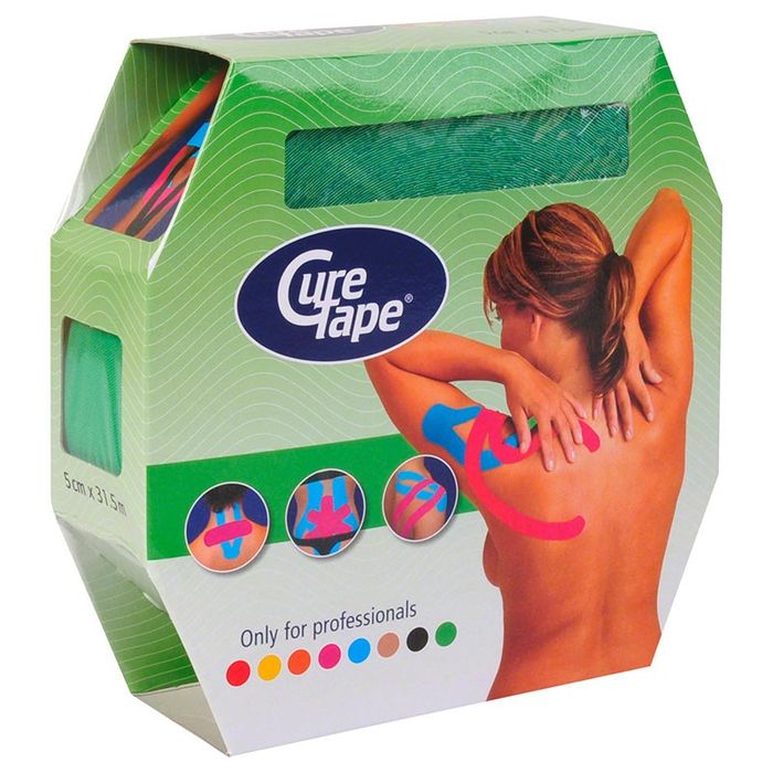 Кинезио тейп CureTape GIANT ROLL GREEN