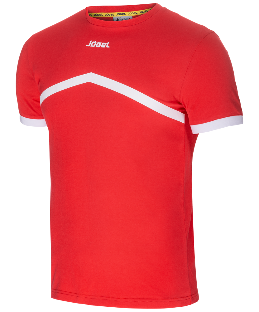 Футболка тренировочная Jogel JCT-1040-021, хлопок, красный/белый