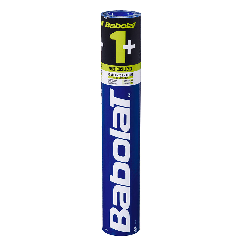 Воланы для бадминтона Babolat 1+ (12 штук в упаковке) 551027