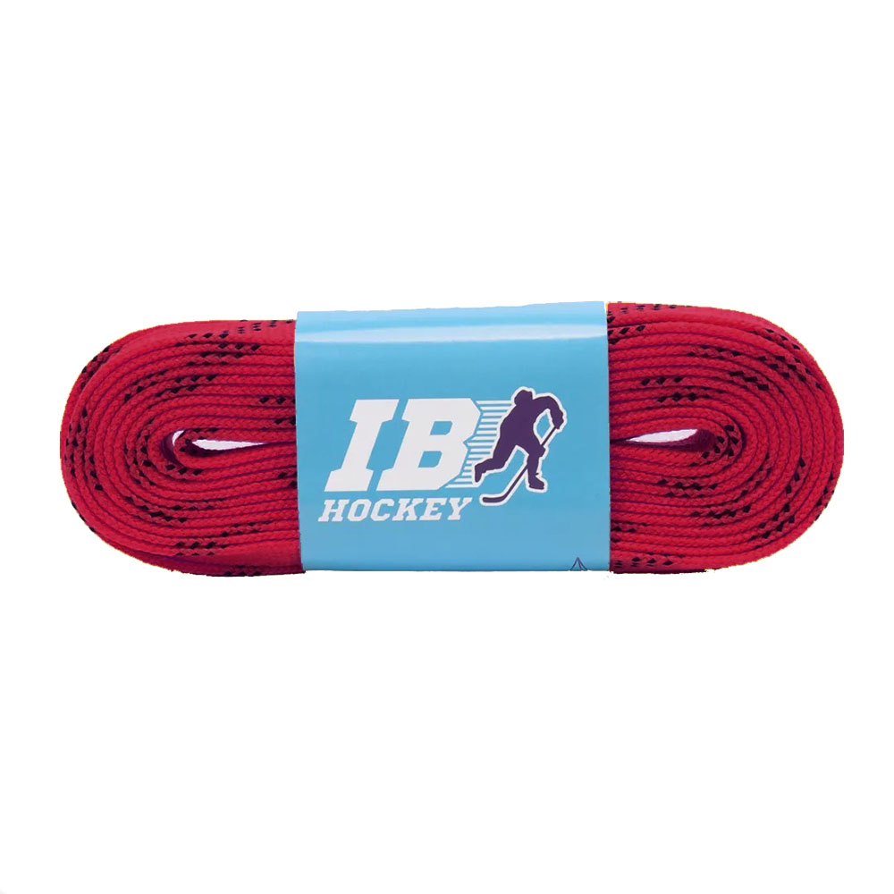 Шнурки для коньков IB Hockey с пропиткой HLIB244RD