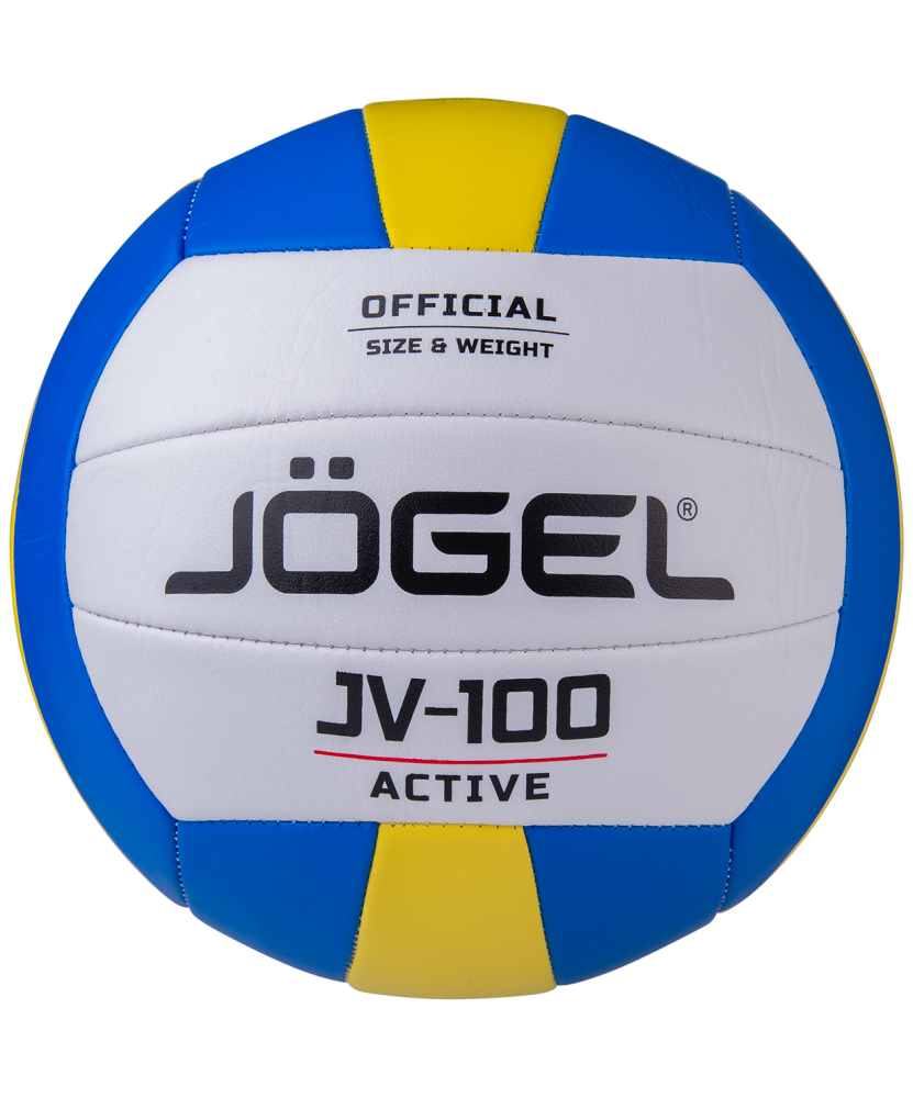 Волейбольный мяч Jogel JV-100, синий/желтый 2021