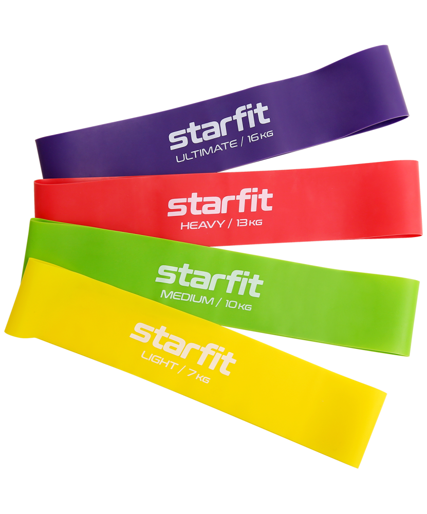 Набор латексных мини-эспандеров Starfit Core ES-203