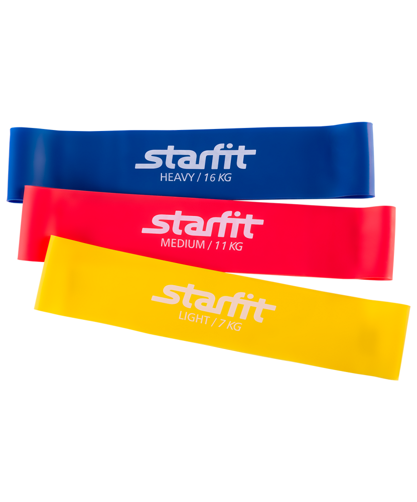 Набор латексных мини-эспандеров Starfit ES-203