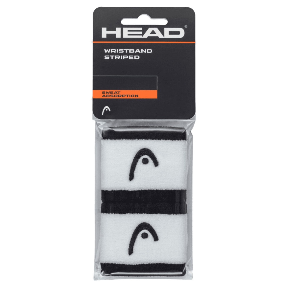 Напульсники HEAD 2,5" 285864-BKWH 7см