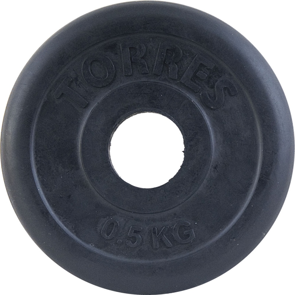Torres (PL506105) Диск обрезиненный 0,5кг
