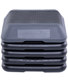 Степ-платформа Starfit SP-401 40х40х30 см, 5-уровневая, квадратная, с обрезиненным покрытием