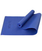Коврик для йоги и фитнеса Starfit FM-101, PVC, 183x61x0,8 см, темно-синий
