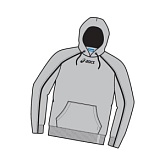 ASICS FELPA HOOD Толстовка