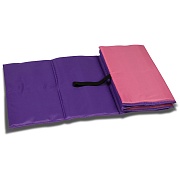 Коврик гимнастический детский "INDIGO" арт.SM-043-PV, полиэстер, стенофон, розово-фиолетовый