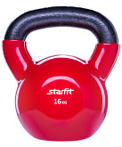 Гиря виниловая Starfit DB-401, красная, 16 кг