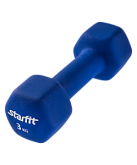 Гантель неопреновая Starfit DB-201 3 кг, синий