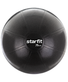 Фитбол Starfit PRO GB-107, 75см, 1400 гр, без насоса, чёрный, антивзрыв