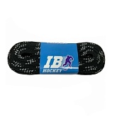 Шнурки для коньков IB Hockey с пропиткой HLIB305BK