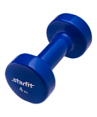 Гантель виниловая Starfit DB-101 4 кг, темно-синяя