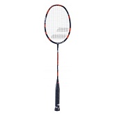 Ракетка бадм. Babolat First II, арт.601328-104, алюм. обод, алюм. стерж, со струнами, красный