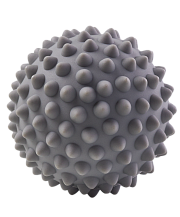 Мяч для МФР Starfit RB-201, 9 см, поливинилхлорид, массажный, серый