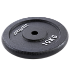 Диск чугунный Starfit BB-204 10 кг, d=26 мм, черный