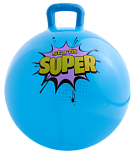Мяч-попрыгун с ручкой Starfit GB-406 антивзрыв, 500 гр, голубой, 45 см