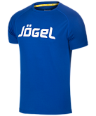Футболка тренировочная детская Jogel JTT-1041-079, полиэстер, синий/белый