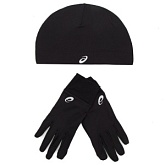 Комплект шапка и перчатки ASICS RUNNING PACK 3013A035 001