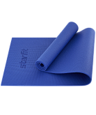 Коврик для йоги и фитнеса Starfit FM-101, PVC, 173x61x0,8 см, темно-синий